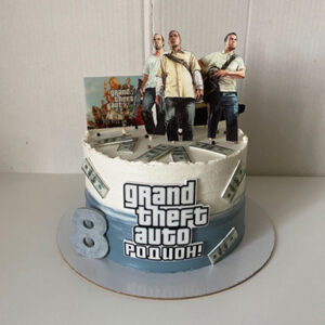 GTA Gaming Theme Cake 10