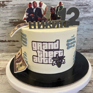 GTA Gaming Theme Cake 12