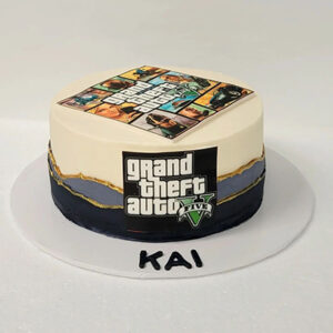 GTA Gaming Theme Cake 13