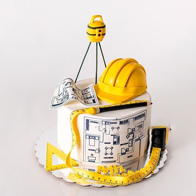 Architect theme cake 15