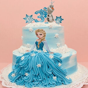 Frozen theme cake 30