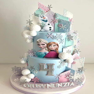 Frozen theme cake 23