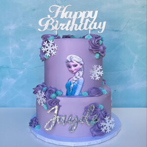 Frozen theme cake 29