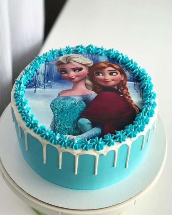 Frozen theme cake 06