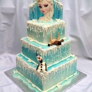 Frozen theme cake 25