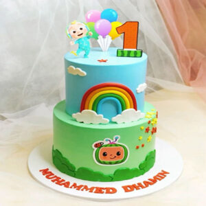 Cocomelon theme cake 19