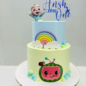 Cocomelon theme cake 11