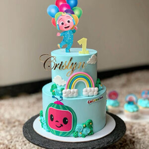 Cocomelon theme cake 14