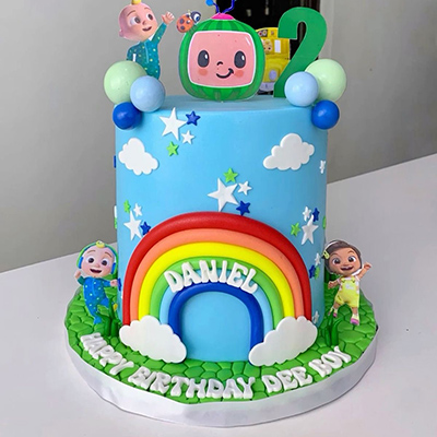 Cocomelon Theme Cake 07