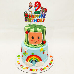 Cocomelon theme cake 18