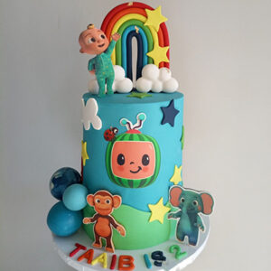 Cocomelon theme cake 16