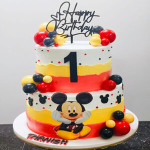 Mickey Mouse Theme Cake 18