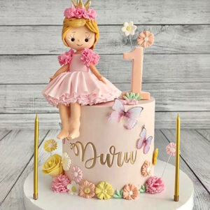 1st birthday girl cake 22