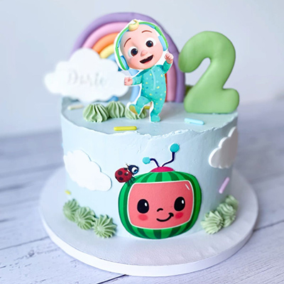Cocomelon Theme Cake 10