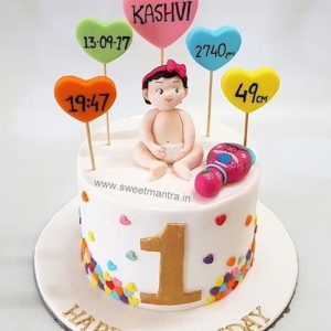 1st birthday cake 2 tier dummy