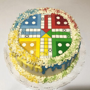 Ludo Theme Cake 08