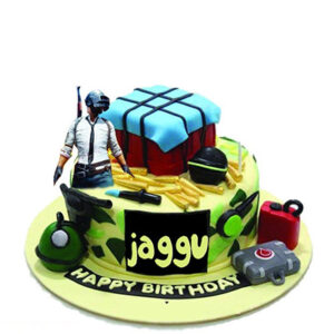 PUB G Gaming Theme Cake 15
