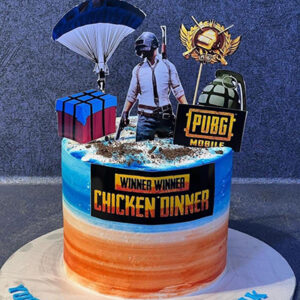 PUB G Gaming Theme Cake 13