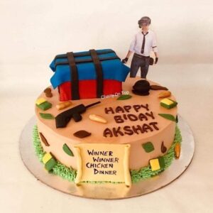 PUB G Gaming Theme Cake 16