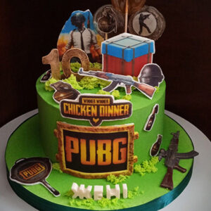 PUB G Gaming Theme Cake 11