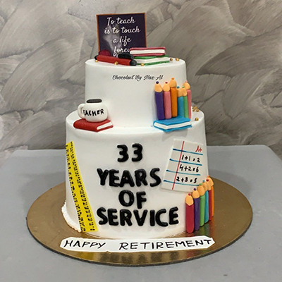 Retirement Theme Cake 09