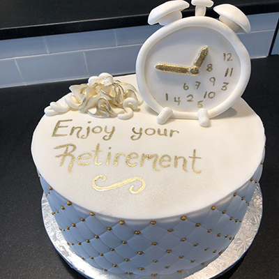 Retirement Theme Cake 03