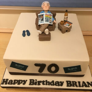 Retirement Theme Cake 15
