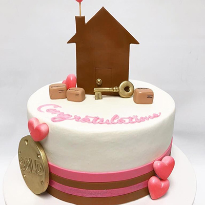 Home Sweet Home Theme cake 04