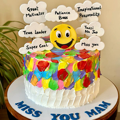 Farewell Theme cake 05