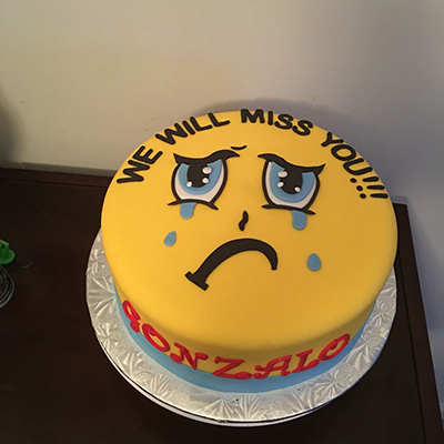 Farewell Theme cake 02