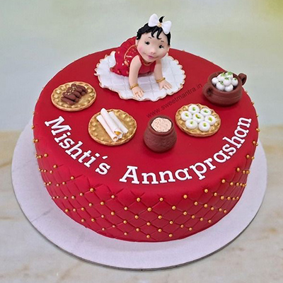 Annprashan Theme cake 06