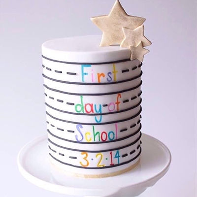 First Day school Theme cake 11