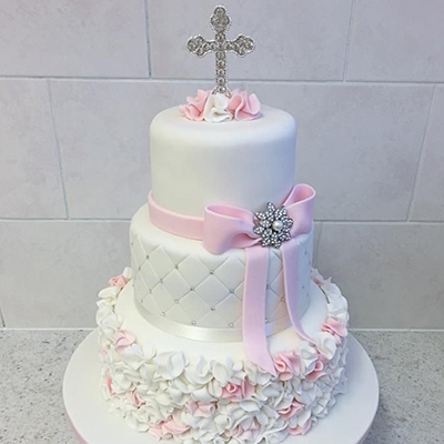 Baptism Theme cake 14