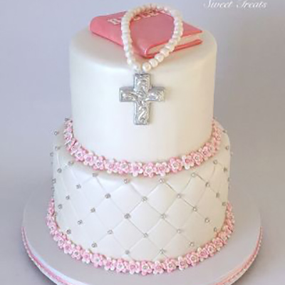 Baptism Theme cake 05