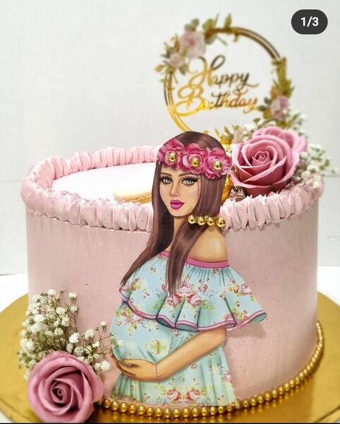 Mom to be cake 5