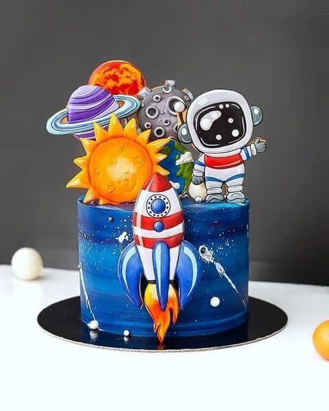 Astronaut (Space)Theme Cake 02