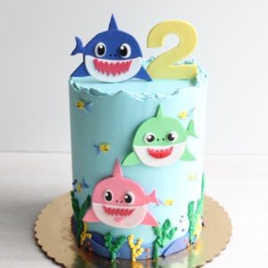 Baby Shark Theme Cake 11