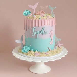 Mermaid Theme Cake 08