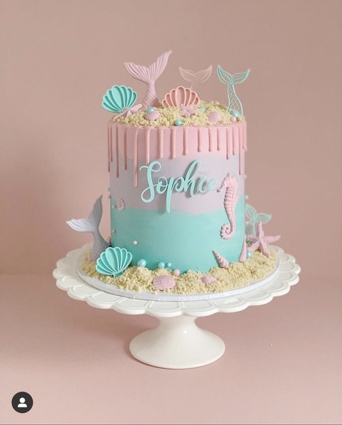 Mermaid Theme Cake 08