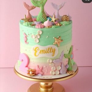 Mermaid Theme Cake 05