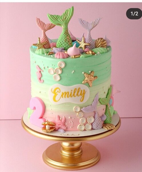 Mermaid Theme Cake 05