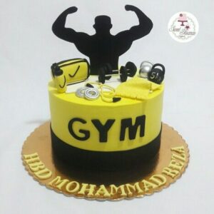 Gym theme cake 4