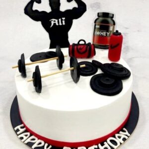 Gym theme cake 6