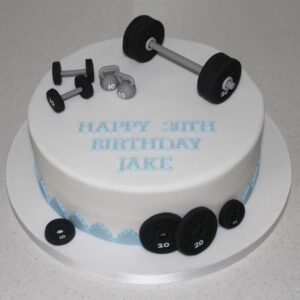 Gym theme cake 7