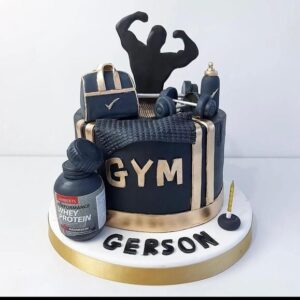 Gym theme cake 24