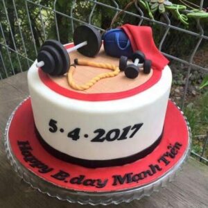 Gym theme cake 18