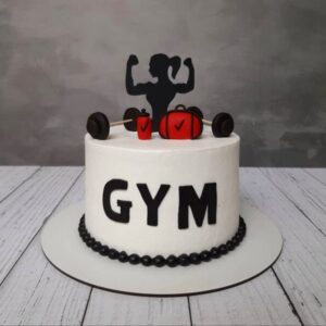 Gym theme cake 9
