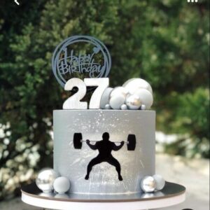 Gym theme cake 22