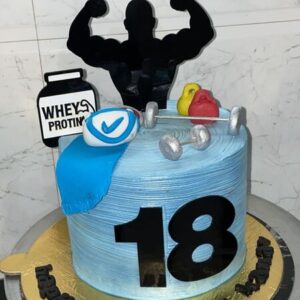 Gym theme cake 23