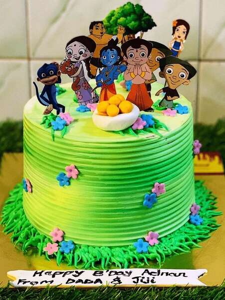 Chota Bheem cake 5